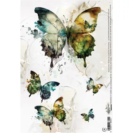 Alchemy of Art Rízspapír A4 - Collage 3 -  - Rice Paper (1 ív)