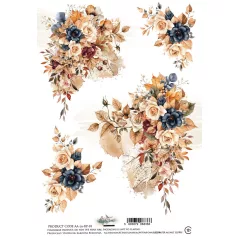   Alchemy of Art Rízspapír A4 - Lovely Autumn 01 -  - Rice Paper (1 ív)