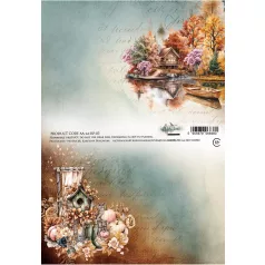  Alchemy of Art Rízspapír A4 - Lovely Autumn 03 -  - Rice Paper (1 ív)
