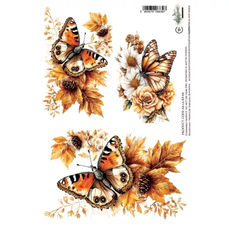 Alchemy of Art Rízspapír A4 - Lovely Autumn 04 -  - Rice Paper (1 ív)