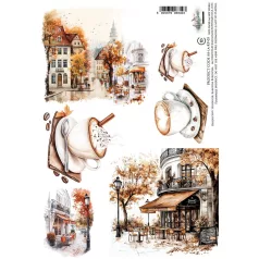   Alchemy of Art Rízspapír A4 - Lovely Autumn 05 -  - Rice Paper (1 ív)