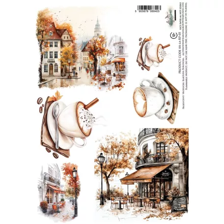 Alchemy of Art Rízspapír A4 - Lovely Autumn 05 -  - Rice Paper (1 ív)