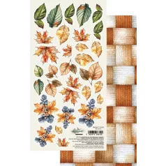   Alchemy of Art Kivágóív 6"x12" (15cm x 30 cm) Lovely Autumn Double-sided paper (1 ív)