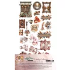 Alchemy of Art Kivágóív 6"x12" (15cm x 30 cm) Lovely Autumn Extras to Cut Set (12 ív)