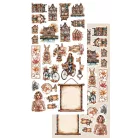 Alchemy of Art Kivágóív 6"x12" (15cm x 30 cm) Lovely Autumn Extras to Cut Set (12 ív)