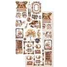 Alchemy of Art Kivágóív 6"x12" (15cm x 30 cm) Lovely Autumn Extras to Cut Set (6 ív)