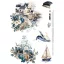 Alchemy of Art Rizspapír A4 - Ocean Blue 01 - Rice Paper (1 ív)