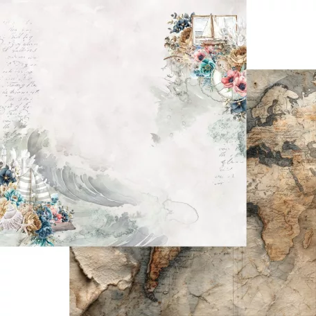 Alchemy of Art Scrapbook papírkészlet 12" (30 cm) Ocean Blue Paper Collection Set (6 lap)