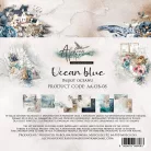 Alchemy of Art Scrapbook papírkészlet 8" (20 cm) Ocean Blue Paper Collection Set (24 lap)