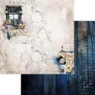 Alchemy of Art Scrapbook papírkészlet 8" (20 cm) Ocean Blue Paper Collection Set (12 lap)