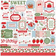   Echo Park Matrica 12" (30 cm) Strawberry Fields Element Sticker by Lori Whitlock