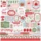 Echo Park Matrica 12" (30 cm) Strawberry Fields Element Sticker by Lori Whitlock