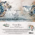 Alchemy of Art Scrapbook papírkészlet 6" (15 cm) Ocean Blue Paper Pad (24 lap)