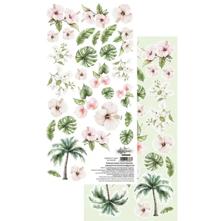 Alchemy of Art Kivágóív 6"x12" (15cm x 30 cm) Wild Adventures Double-sided paper (1 ív)