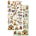 Alchemy of Art Kivágóív 6"x12" (15cm x 30 cm) Wild Adventures Extras to Cut Set (12 ív)