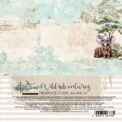   Alchemy of Art Scrapbook papírkészlet 6" (15 cm) Wild Adventures Paper Pad (24 lap)