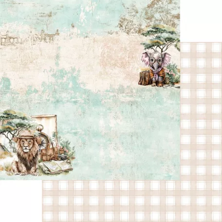 Alchemy of Art Scrapbook papírkészlet 6" (15 cm) Wild Adventures Paper Pad (24 lap)