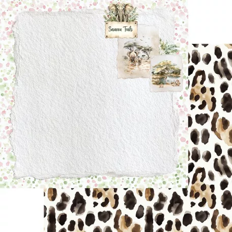 Alchemy of Art Scrapbook papírkészlet 6" (15 cm) Wild Adventures Paper Pad (24 lap)