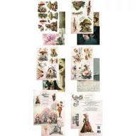   Alchemy of Art Scrapbook papírkészlet A4 Word of Fantasy Art Journal and Collage book (32 lap)