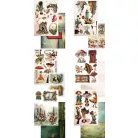 Alchemy of Art Scrapbook papírkészlet A4 Word of Fantasy Art Journal and Collage book (32 lap)