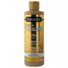   Akril festék - metál 236 ml, Glorious Gold / DecoArt Dazzling Metallics Acrylics (1 db)