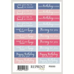 Matrica 10x16cm - Summer Garden - Reprint Stickers (1 ív)