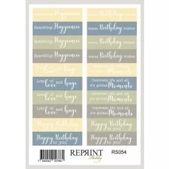 Matrica 10x16cm - Summer Meadow - Reprint Stickers (1 ív)