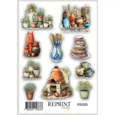 Matrica 10x16cm - The Pottery - Reprint Stickers (1 ív)
