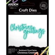   Arden Creative Studio Vágósablon  Craft Die Set Christmas Greetings (1 csomag)