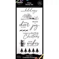   Arden Creative Studio Szilikonbélyegző 4"x8" (10x20cm) Clear Stamp Set Cardmaker Essentials (1 csomag)
