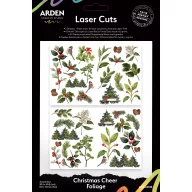   Arden Creative Studio Kivágatok Christmas Cheer Laser Cuts Foliage (1 csomag)