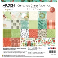  Arden Creative Studio Papírkészlet 12" (30 cm) Christmas Cheer Paper Pad (1 csomag)