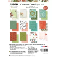   Arden Creative Studio Papírkészlet 6"x8" (15x20cm) Christmas Cheer Paper Pad (1 csomag)