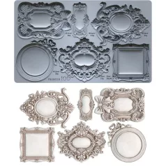   IOD Frames 3 - Keretek Öntőforma 6″X10″ Decor Mould (1 db)