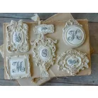 IOD Frames 3 - Keretek Öntőforma 6″X10″ Decor Mould (1 db)