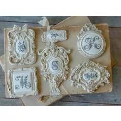   IOD Frames 3 - Keretek Öntőforma 6″X10″ Decor Mould (1 db)