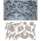 IOD Cadre - Barokk stílusú díszítőelem Öntőforma 6″X10″ Decor Mould (1 db)