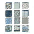 Blue Papírkészlet 12" (30 cm) Idea-ology Palette Collection (12 lap)
