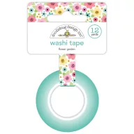   Színes virágos Dekorációs ragasztószalag 15 mm - Flower Garden / Doodlebug Design Washi Tape (1 db)