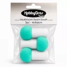 Szivacsecset szett 4x4x6cm HobbyGros Mushroom Foam Brushes (3 db)
