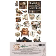   Alchemy of Art Kivágóív 6"x12" (15cm x 30 cm) In the Library Extras to Cut Set (6 ív)