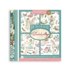   Stamperia Wonderland Kaparós matrica készlet  Assortment Rub-On (6 ív)