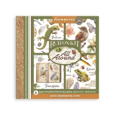   Stamperia All Around Kaparós matrica készlet  Assortment Rub-On (6 ív)
