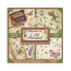   Stamperia All Around Papírkészlet 8" (20 cm) Single Face Maxi Paper Pack (22 ív)