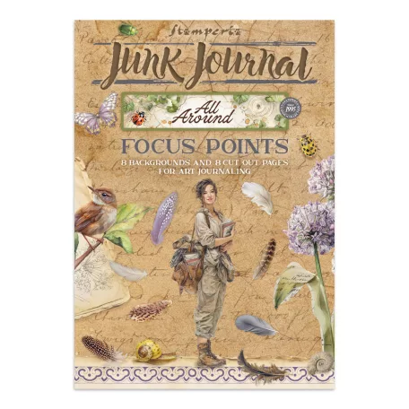 Stamperia All Around  Junk Journal A5 Focus Points (1 csomag)