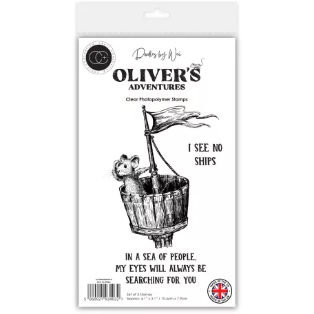 Fotopolimer bélyegző See no Ships Craft Consortium Oliver's Adventures A6 Photopolymer Stamp Set (1 csomag)