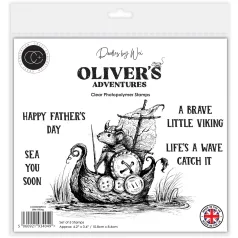   Fotopolimer bélyegző Little Viking Craft Consortium Oliver's Adventures A6 Photopolymer Stamp Set (1 csomag)