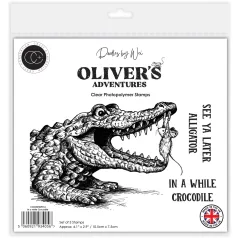   Fotopolimer bélyegző In a While Crocodile Craft Consortium Oliver's Adventures A6 Photopolymer Stamp Set (1 csomag)