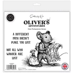   Fotopolimer bélyegző Not Lost Craft Consortium Oliver's Adventures A6 Photopolymer Stamp Set (1 csomag)