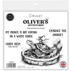   Fotopolimer bélyegző Seize the Day Craft Consortium Oliver's Adventures A6 Photopolymer Stamp Set (1 csomag)